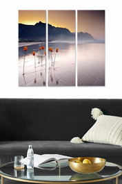 Wallity Cuadro Decorativo MDF Multicolor (3 Piezas)